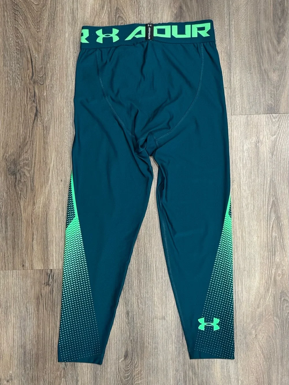 Under Armour Compression Leggings Teal Medium
